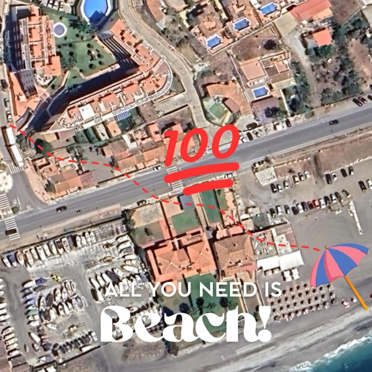דירות Escapada Familiar En Torrox Costa A 100M De La Playa, Vistas Al Mar Y Parking Gratis מראה חיצוני תמונה